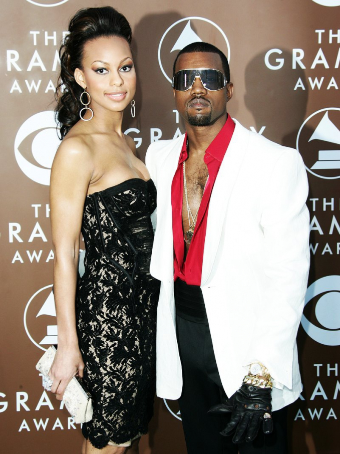 Kanye West and designer Alexis Phifer.