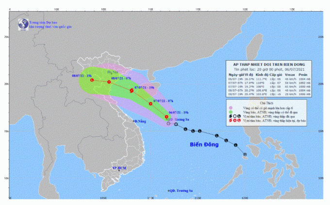 Thanh Hoá cấm biển từ 13 giờ ngày 7/7 cho đến khi áp thấp nhiệt đới hoặc bão tan