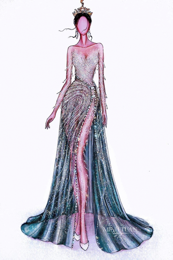 Hé lộ váy dạ hội của Tiểu Vy tại chung kết Miss World, chỉ riêng màu đầm đã  cực kỳ ý nghĩa
