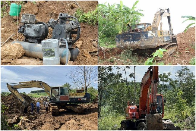 bat nhieu doi tuong cam dau cac nhom khai thac da trai phep tai nghe an hinh 3