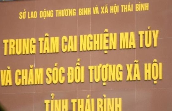 Trung tâm Cai nghiện ma túy và Chăm sóc đối tượng xã hội tỉnh Thái Bình.
