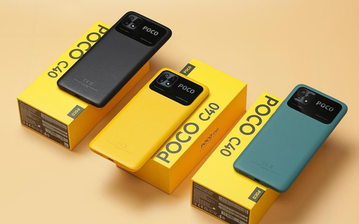 Poco C40 (2,99 triệu đồng): Trong danh sách smartphone 3 triệu hấp dẫn nhất, Poco C40 là lựa chọn mới nhất. Sản phẩm đã cho phép đặt trước tại các hệ thống bán lẻ chính hãng Việt Nam. Máy có 3 tùy chọn màu: Vàng, Đen và Xanh dương.