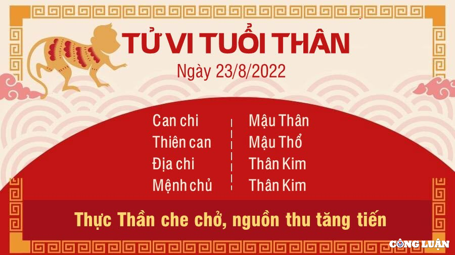 tu vi hom nay 23 8 2022 thu 3 ngay 26 7 am lich cua 12 con giap hinh 9