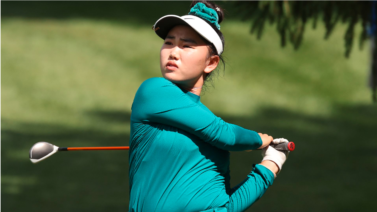 nu golfer than dong lucy li tam dan dau giai dana open hinh 2