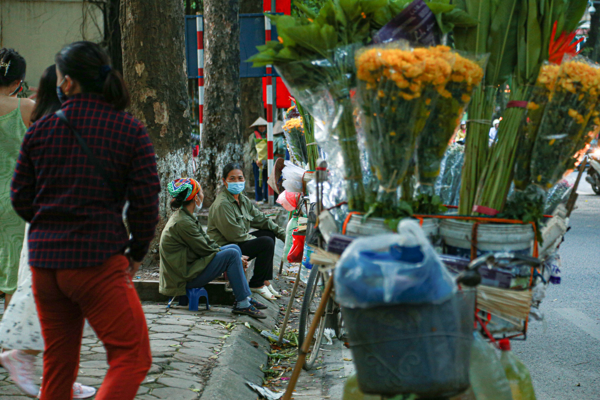 chi em no nuc len do check in o con duong lang man nhat ha noi hinh 11