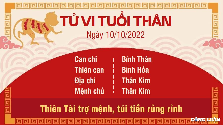 tu vi hom nay 10 10 2022 thu 2 ngay 15 9 am lich cua 12 con giap hinh 9