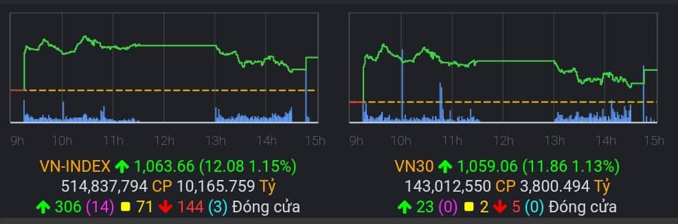 nhom von hoa lon dan dat thi truong vn index tang hon 12 diem hinh 1