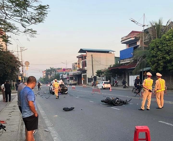 quang ninh tai nan nghiem trong tren quoc lo 18 3 nguoi thuong vong hinh 1