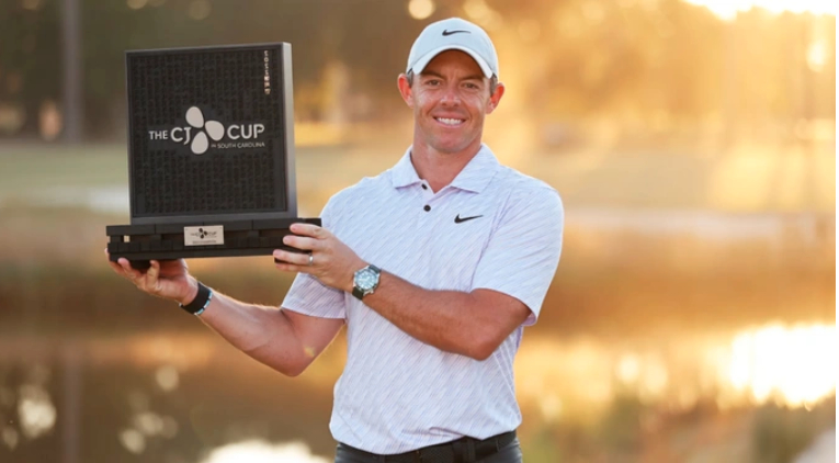 golfer rory mcilroy vo dich cj cup len ngoi so 1 the gioi hinh 1