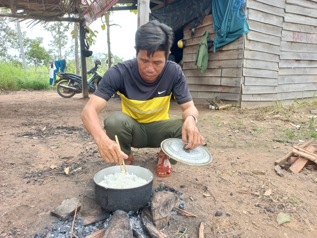 gia lai can bo quan ly bao ve rung dua nhau nghi viec rung tu nhien dung truoc nguy co bi tan pha hinh 2