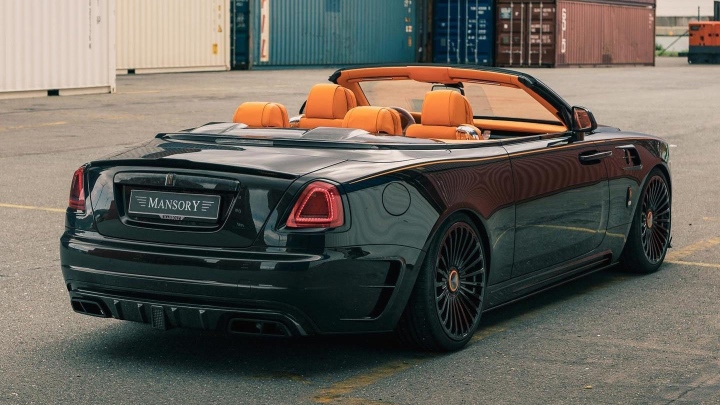 xe sang mui tran rolls royce dawn ham ho voi goi do cua mansory hinh 3