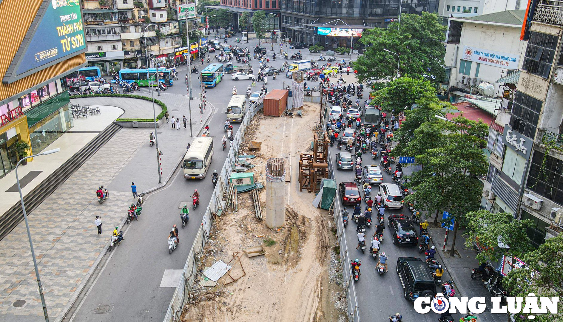 ha noi cau vuot chu c cham tien do tuyen duong thuong xuyen un tac hinh 1