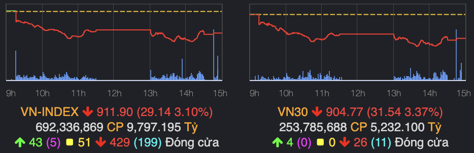 hang tram ma nam san vn index mat hon 29 diem hinh 1