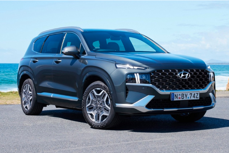 hyundai santa fe hybrid ra mat tai australia gia tu 42479 usd hinh 1