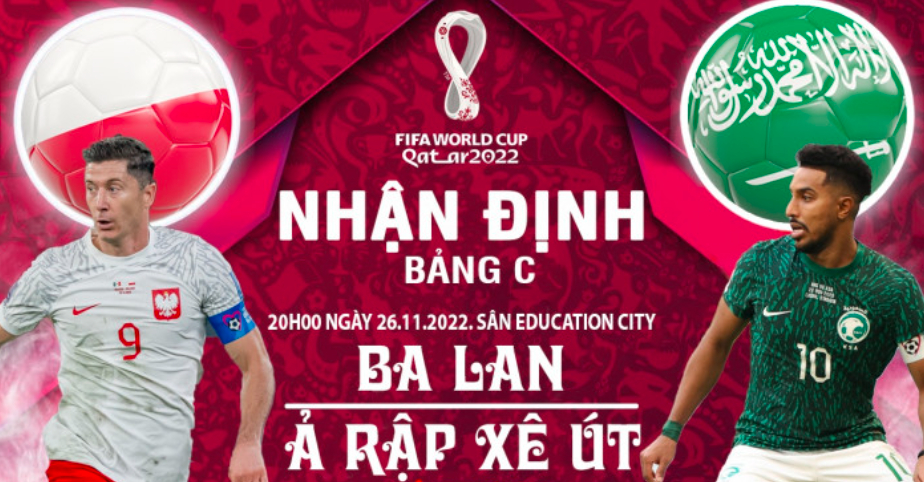 nhan dinh ba lan vs a rap xe ut 20h ngay 26 11 bang c world cup 2022 hinh 1