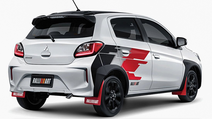 lan dau tien mitsubishi mirage co them phien ban the thao ralliart hinh 2