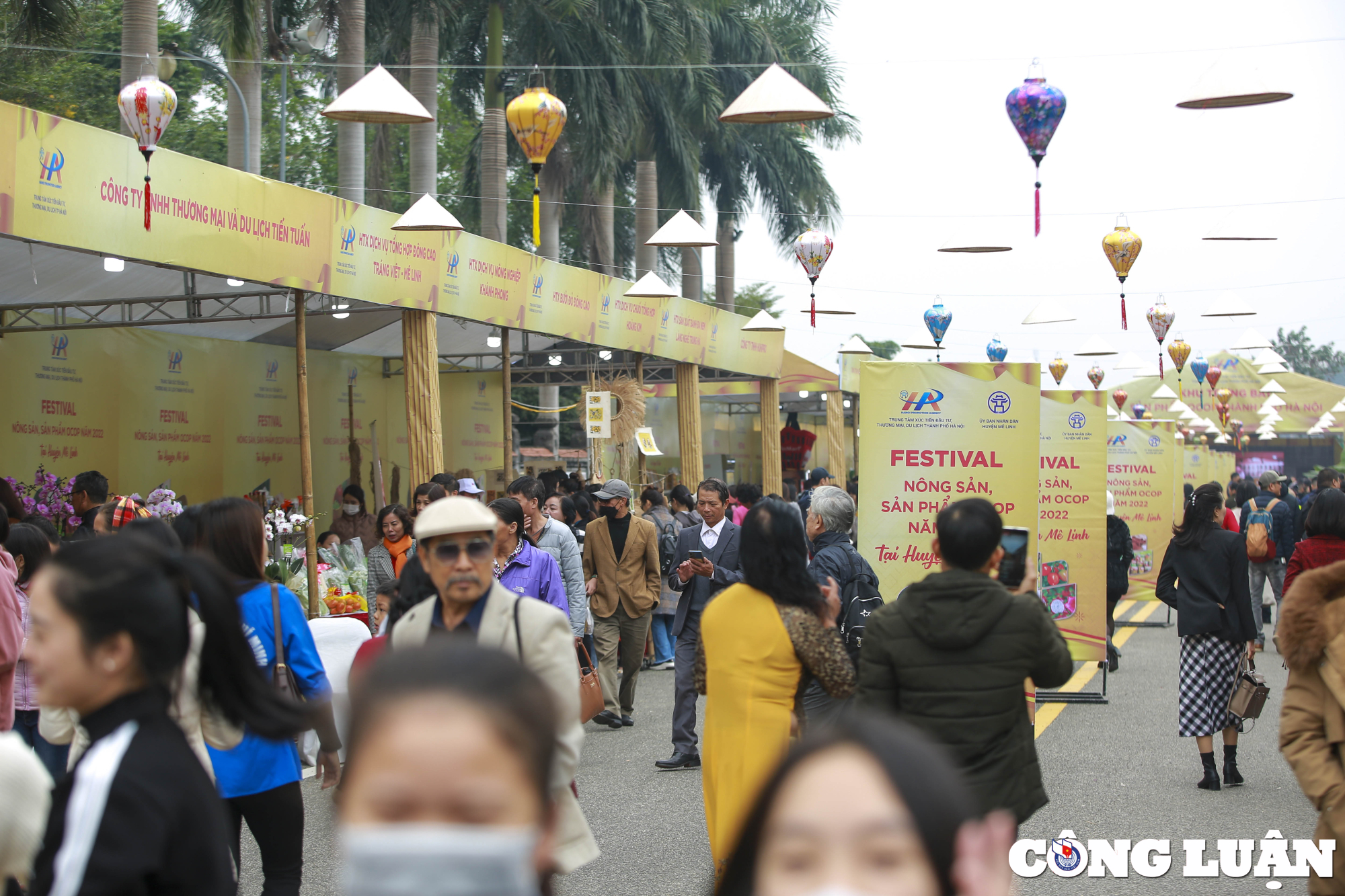 ha noi hang nghin nguoi dan do ve le hoi hoa me linh trong ngay dau khai mac hinh 14