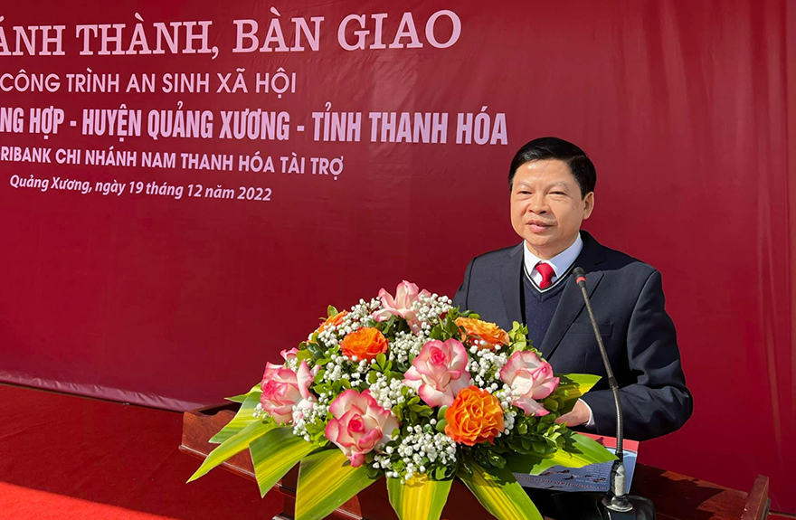 agribank tai tro 100 kinh phi xay dung truong thcs quang hop quang xuong thanh hoa hinh 2