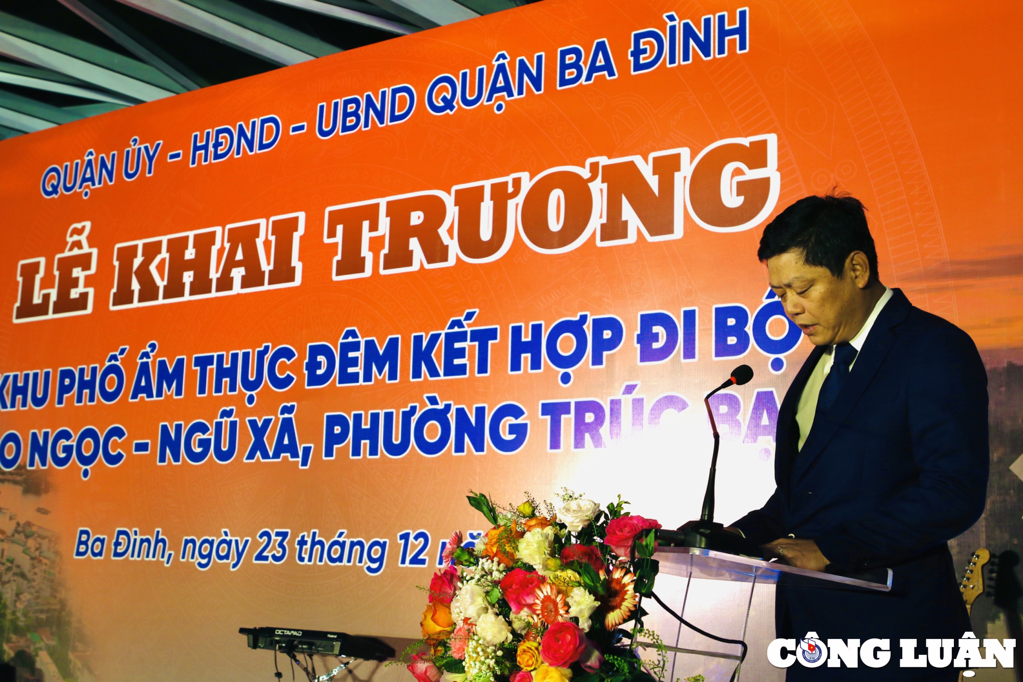 chinh thuc khai truong khu pho am thuc dem dao ngoc  ngu xa hinh 1