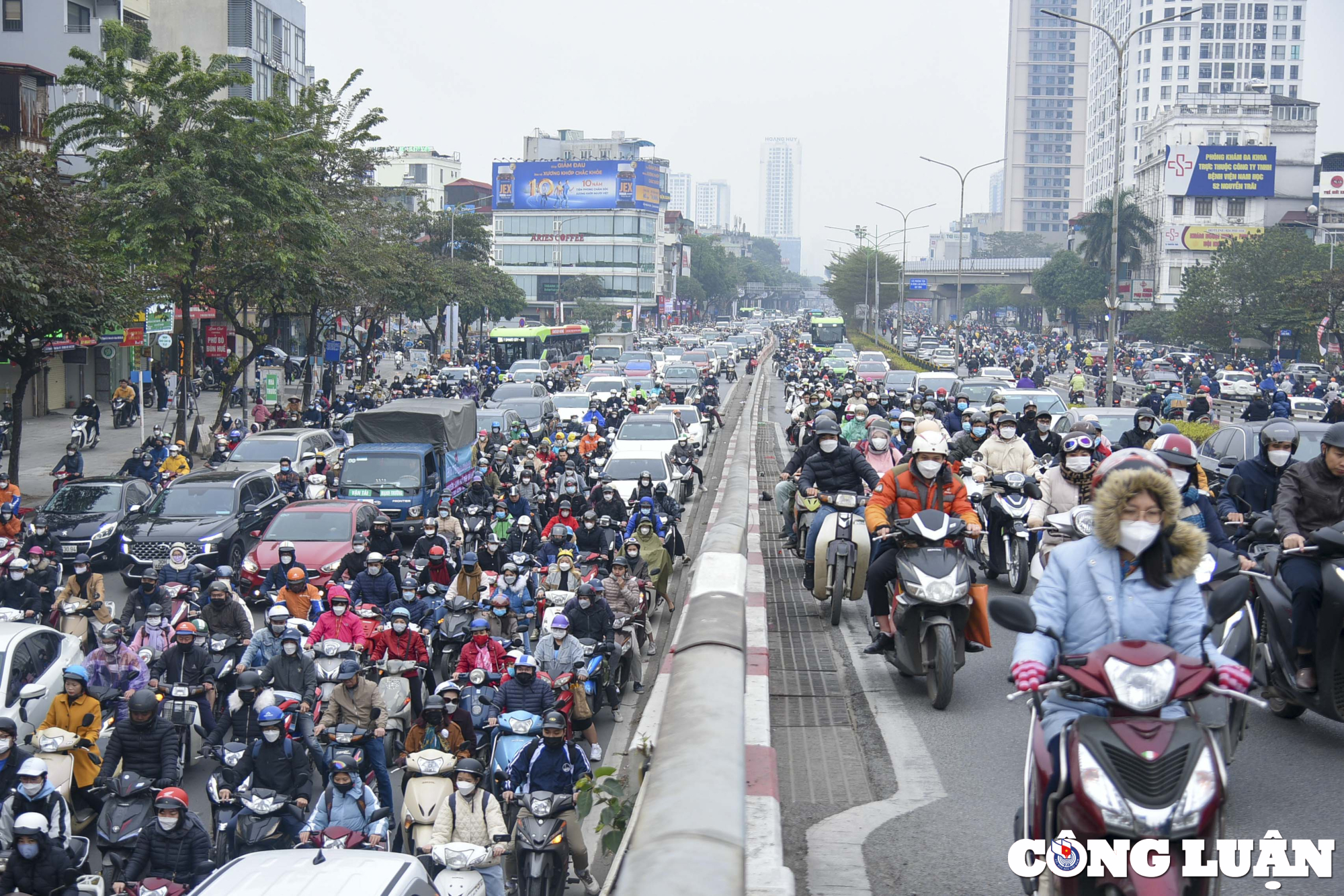 ha noi nhieu tuyen duong un tac ngay sau ky nghi tet duong lich hinh 1