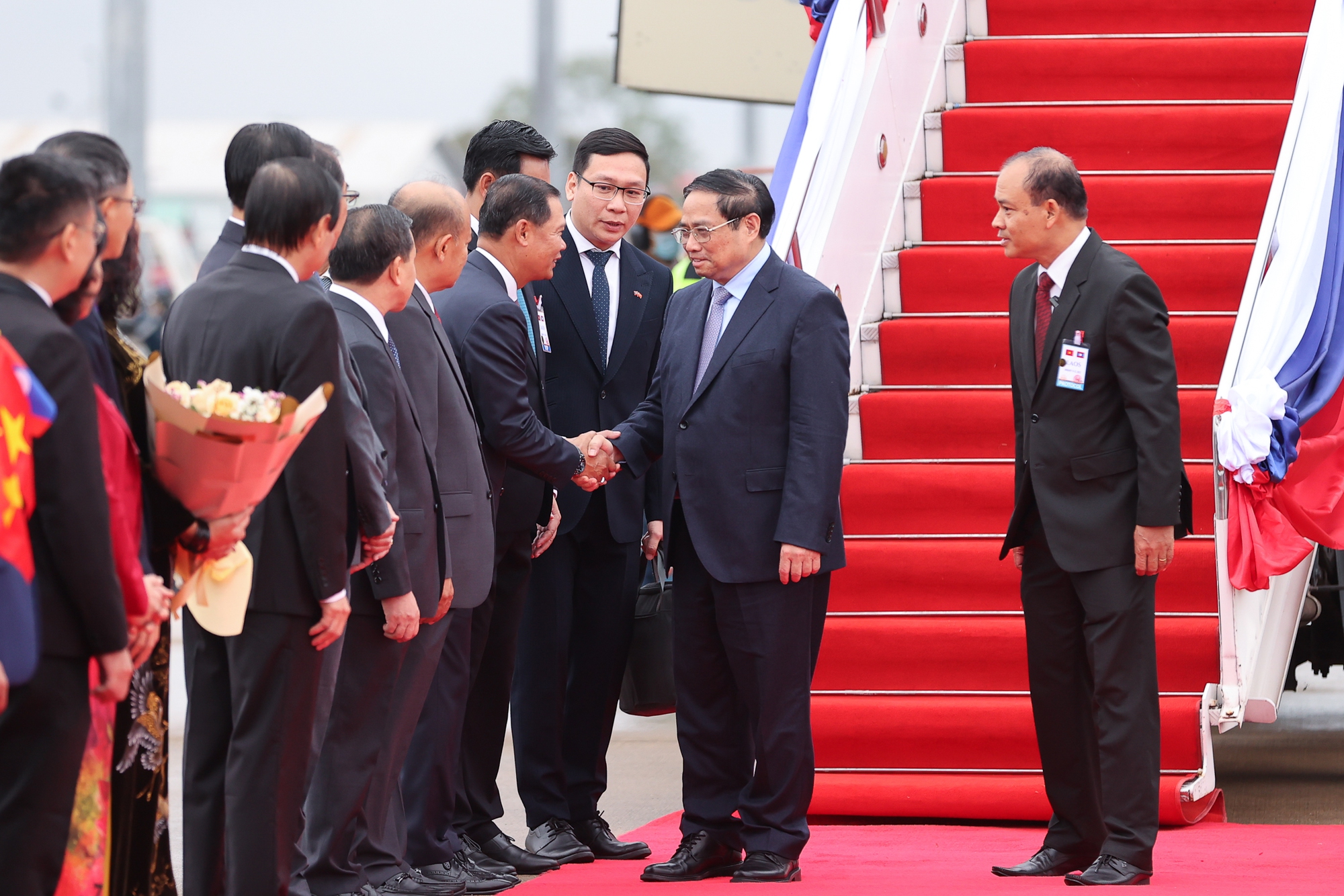 thu tuong pham minh chinh toi thu do vientiane bat dau tham chinh thuc chdcnd lao hinh 1