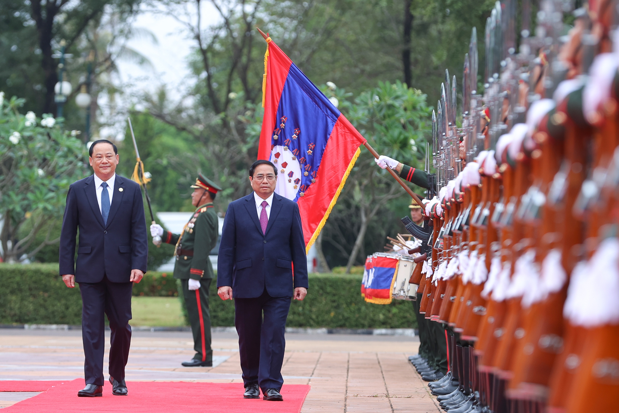 thu tuong pham minh chinh toi thu do vientiane bat dau tham chinh thuc chdcnd lao hinh 5