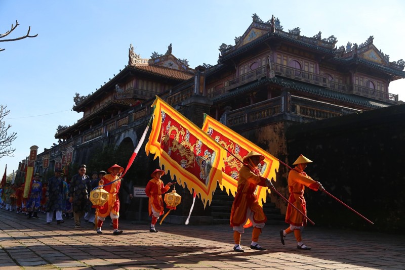 nghi le dung neu don tet trong hoang cung hue hinh 6