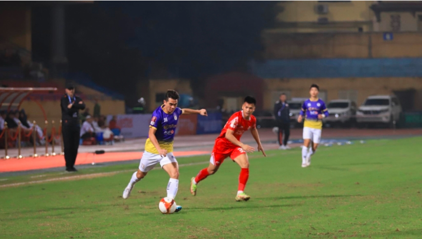 viettel hoa kich tinh voi ha noi fc tai vong 1 vleague 2023 hinh 3