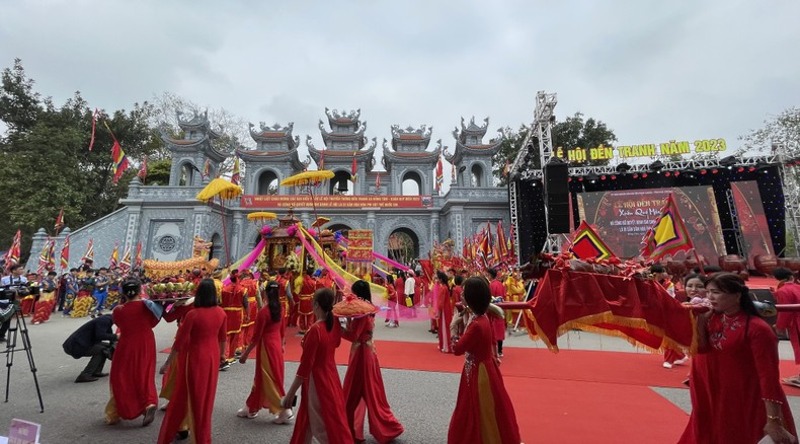 le hoi den tranh o hai duong la di san van hoa phi vat the quoc gia hinh 3