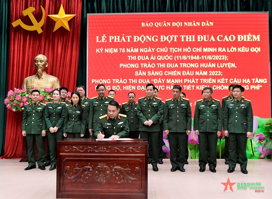 bao quan doi nhan dan phat dong dot thi dua cao diem thuc hien nhiem vu 6 thang dau nam 2023 hinh 1