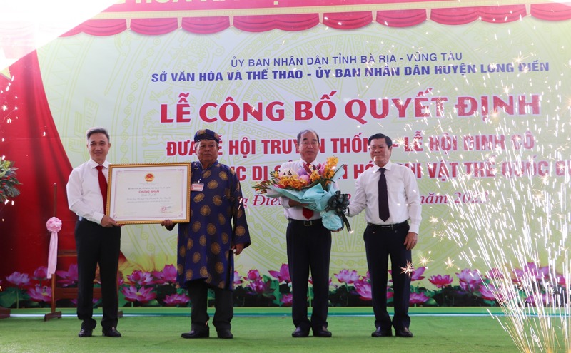 cong nhan le hoi dinh co la di san van hoa phi vat the quoc gia hinh 1