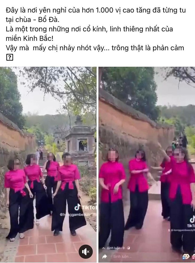 xu phat nguoi dang clip 4 phu nu nhay nhot uon eo tai chua bo da hinh 3