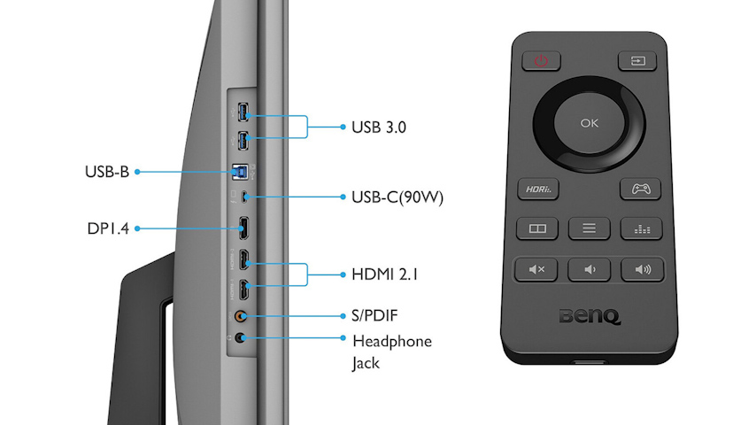 trinh lang man hinh oled mobiuz 4k nha benq hinh 2