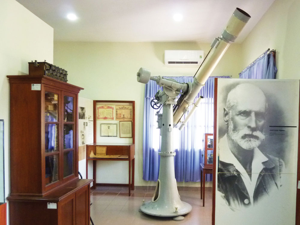 Ở Nha Trang có nhiều địa điểm là di tích lịch sử gắn với tên tuổi nhà bác học, bác sĩ A.Yersin.