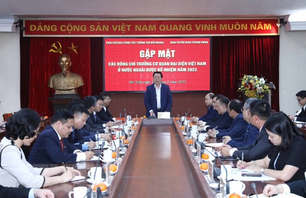 truong ban tuyen giao trung uong gap mat cac truong co quan dai dien viet nam o nuoc ngoai hinh 2