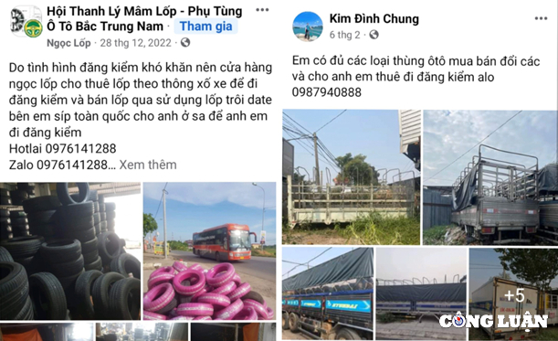 no ro dich vu thue phu tung xe zin tren cho mang de duoc dang kiem hinh 1