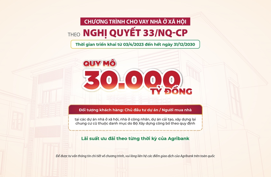 agribank danh 30000 ty dong trien khai chuong trinh tin dung uu dai lai suat nha o xa hoi hinh 1