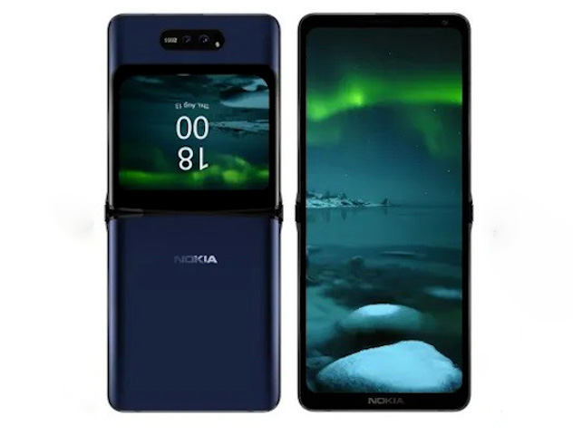 nokia sap trinh lang smartphone man hinh gap 2720 flip duo hinh 3