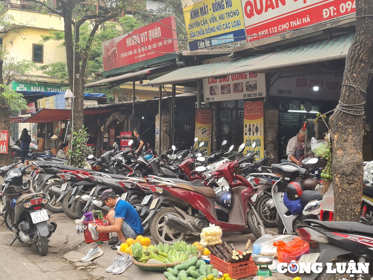 dong da ha noi nhieu tuyen pho via he van bi lan chiem hinh 2