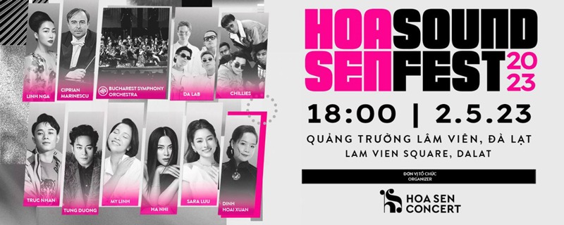 le hoi am nhac quoc te hoa sen soundfest 2023 quy tu nhieu nghe si noi tieng hinh 1