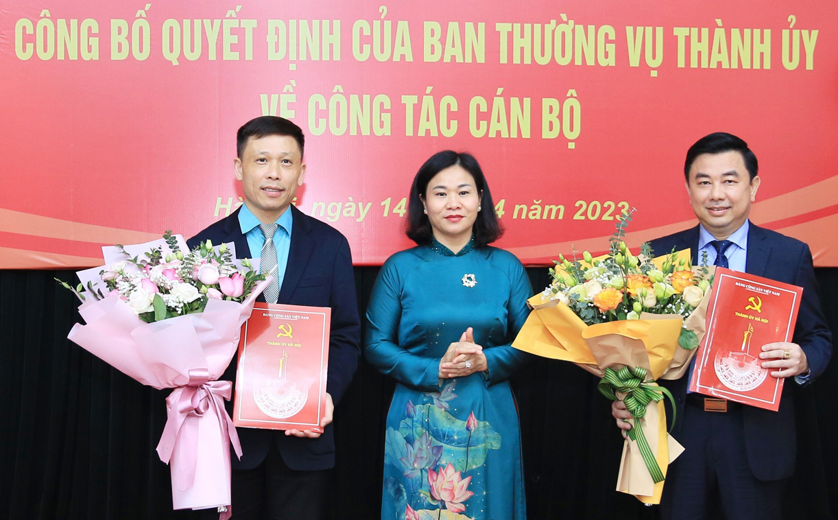 thuong truc thanh uy ha noi trao quyet dinh ve cong tac can bo tai bao hanoimoi va bao kinh te do thi hinh 3