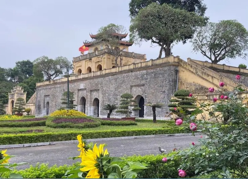 Hoàng thành Thăng Long - Kinh đô của nhiều triều đại quân chủ Việt Nam. Ảnh: TL