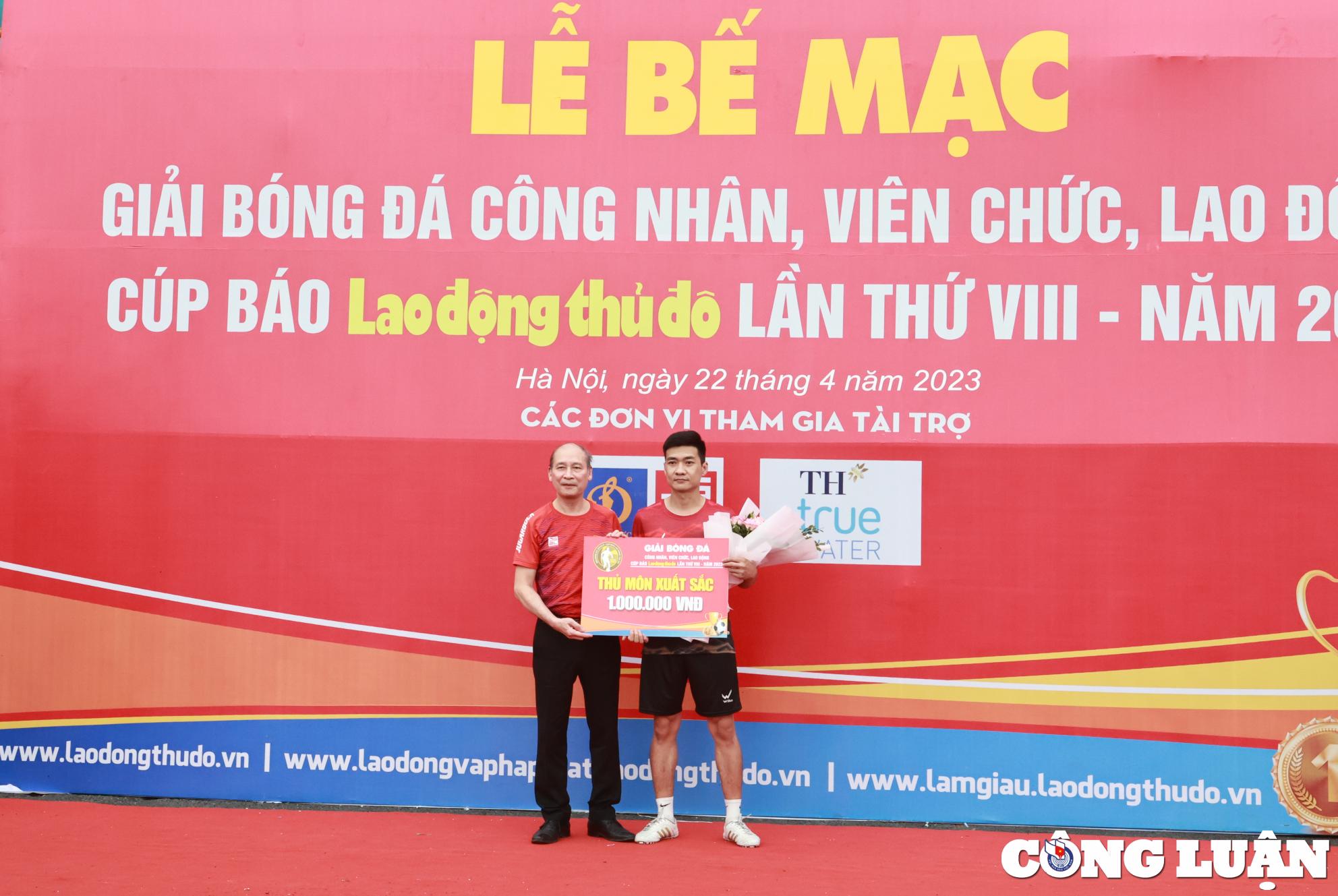 be mac giai bong da cup bao lao dong thu do lan thu viii  nam 2023 hinh 9