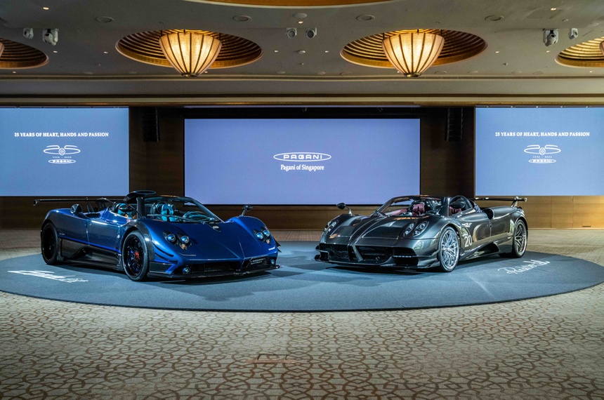 chiem nguong sieu pham pagani zonda kiryu va huayra roadster bc hinh 1