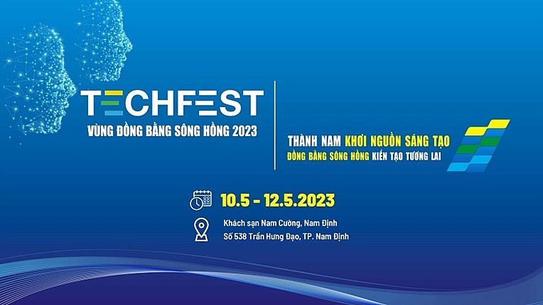 Từ ngày 10 - 12/5, tại Nam Định sẽ diễn ra chuỗi sự kiện Ngày hội Khởi nghiệp đổi mới sáng tạo vùng Đồng bằng sông Hồng 2023. (Ảnh: BTC)