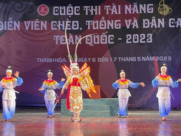 Trích đoạn Đào Tam Xuân của Nguyễn Thị Hồng Nhung của Nhà hát Nghệ thuật truyền thống Cung đình Huế được trao Giải Nhất.