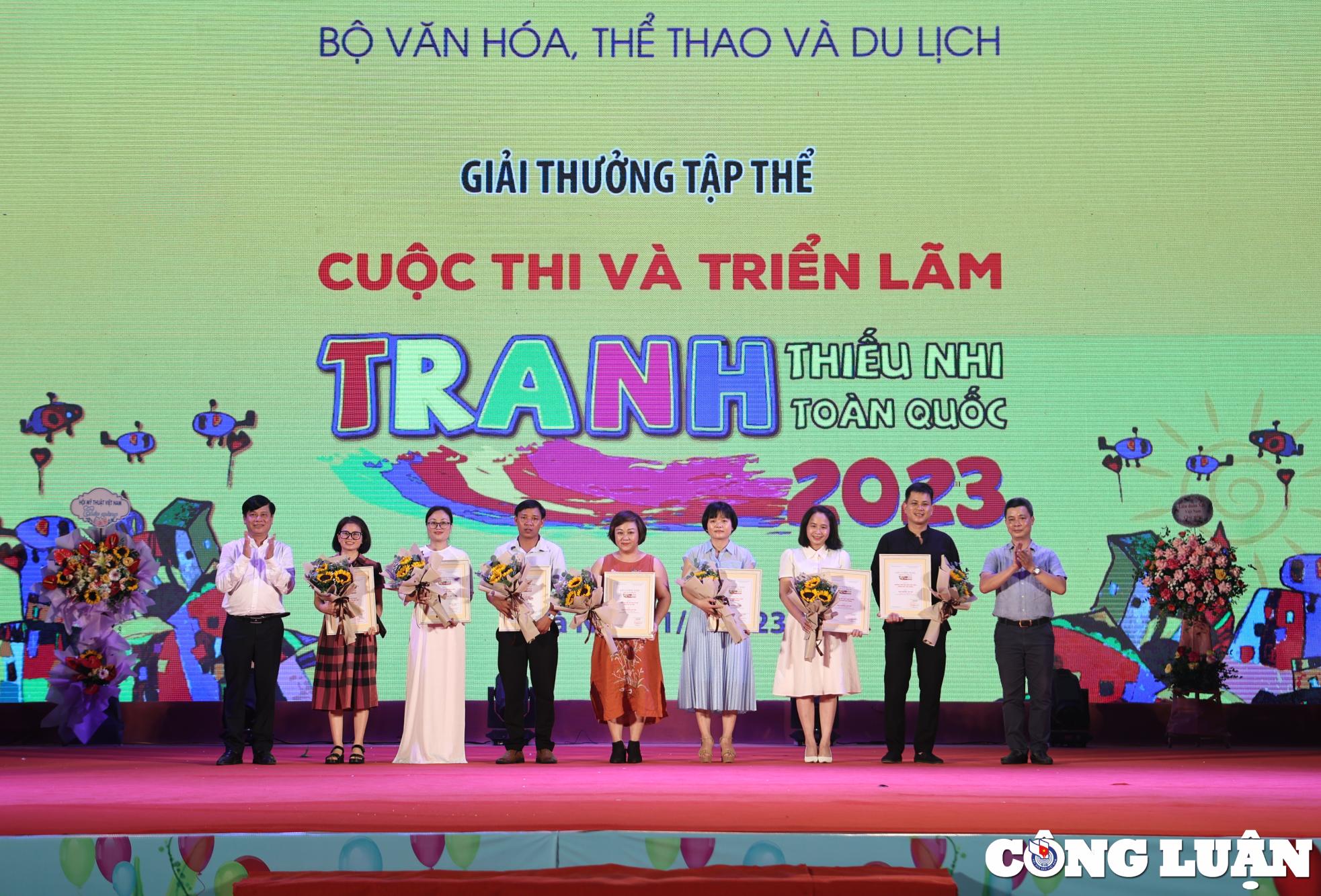 trao giai thuong cuoc thi va trien lam tranh thieu nhi toan quoc nam 2023 hinh 6