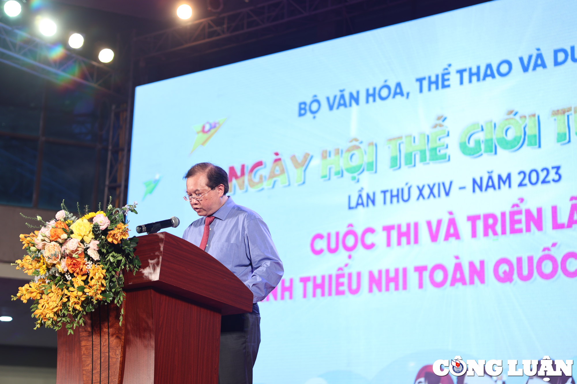 Thứ trưởng Bộ Văn hóa, Thể thao và Du lịch Tạ Quang Đông phát biểu tại sự kiện.