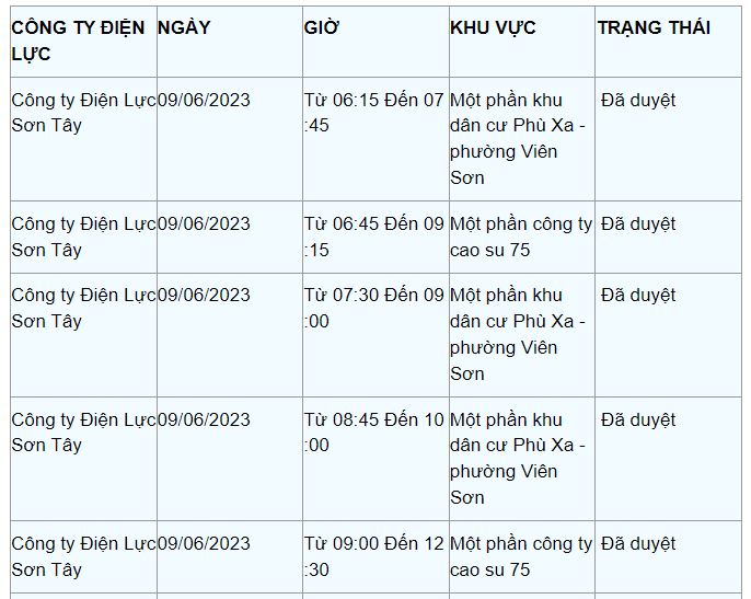 lich cat dien o ha noi 9 6 2023 hinh 1