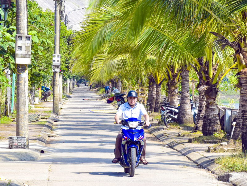 Một góc cảnh quan bản du lịch cộng đồng Quan Chiêng, phường Na Lay, TX. Mường Lay.